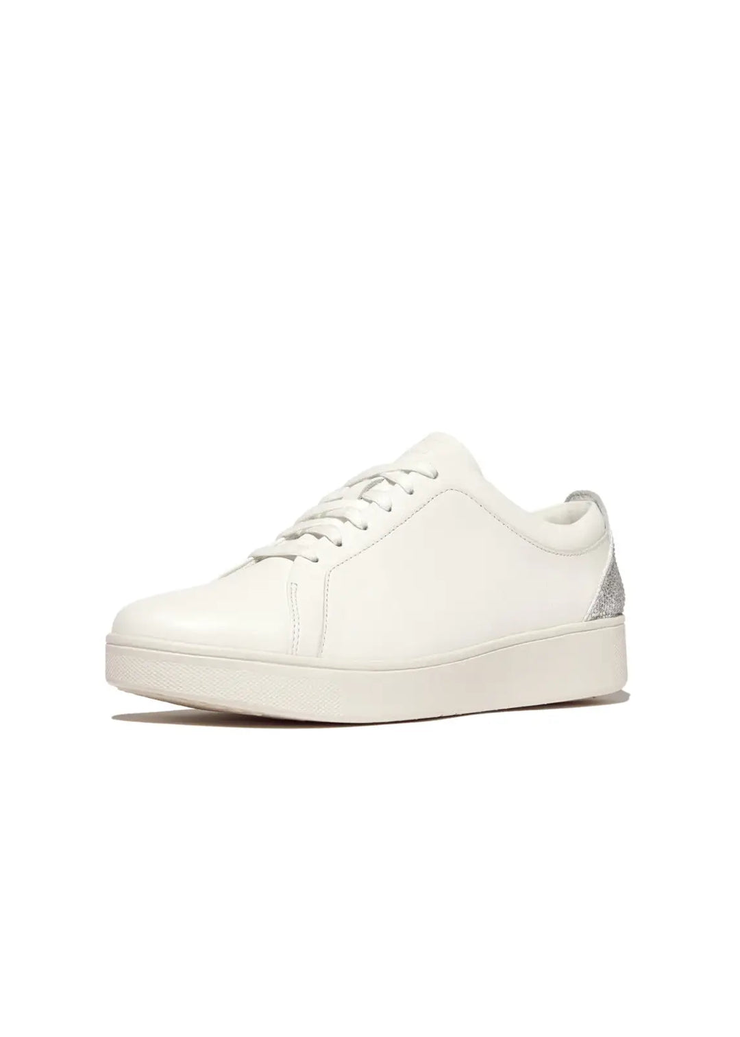 Fitflop - Rally Crystal-Backtab Leather Sneakers