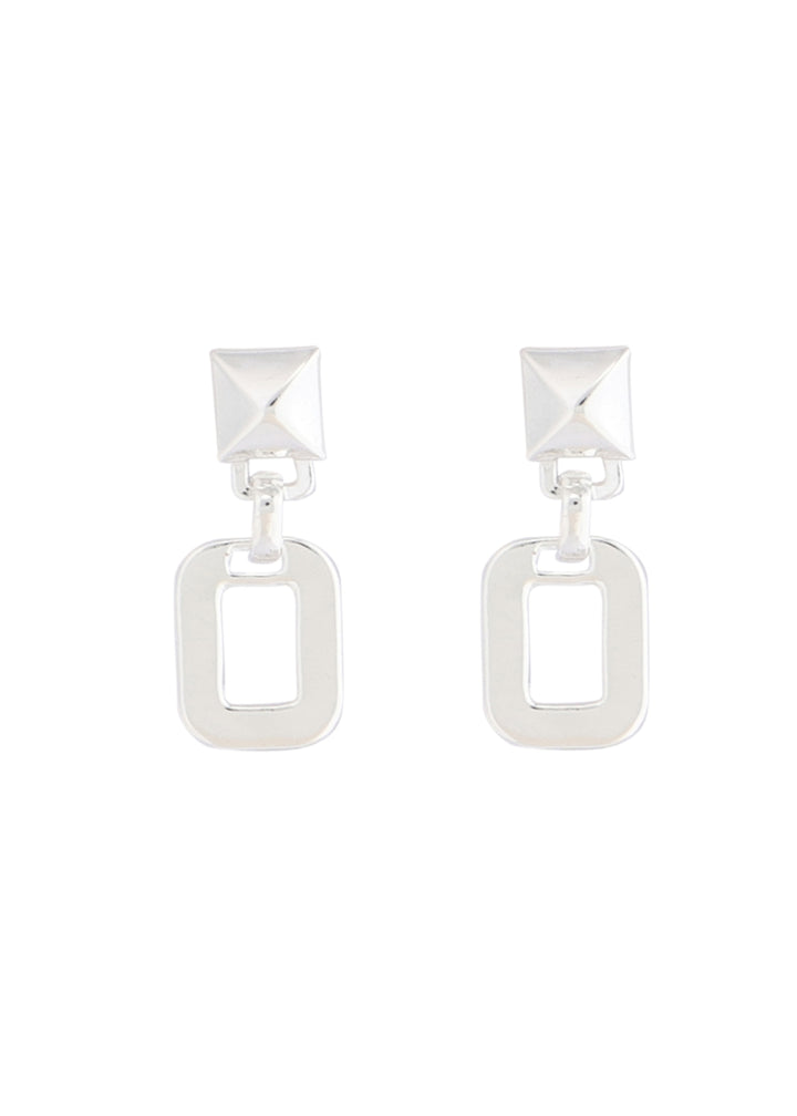 Merx - Rectangular Drop Earrings