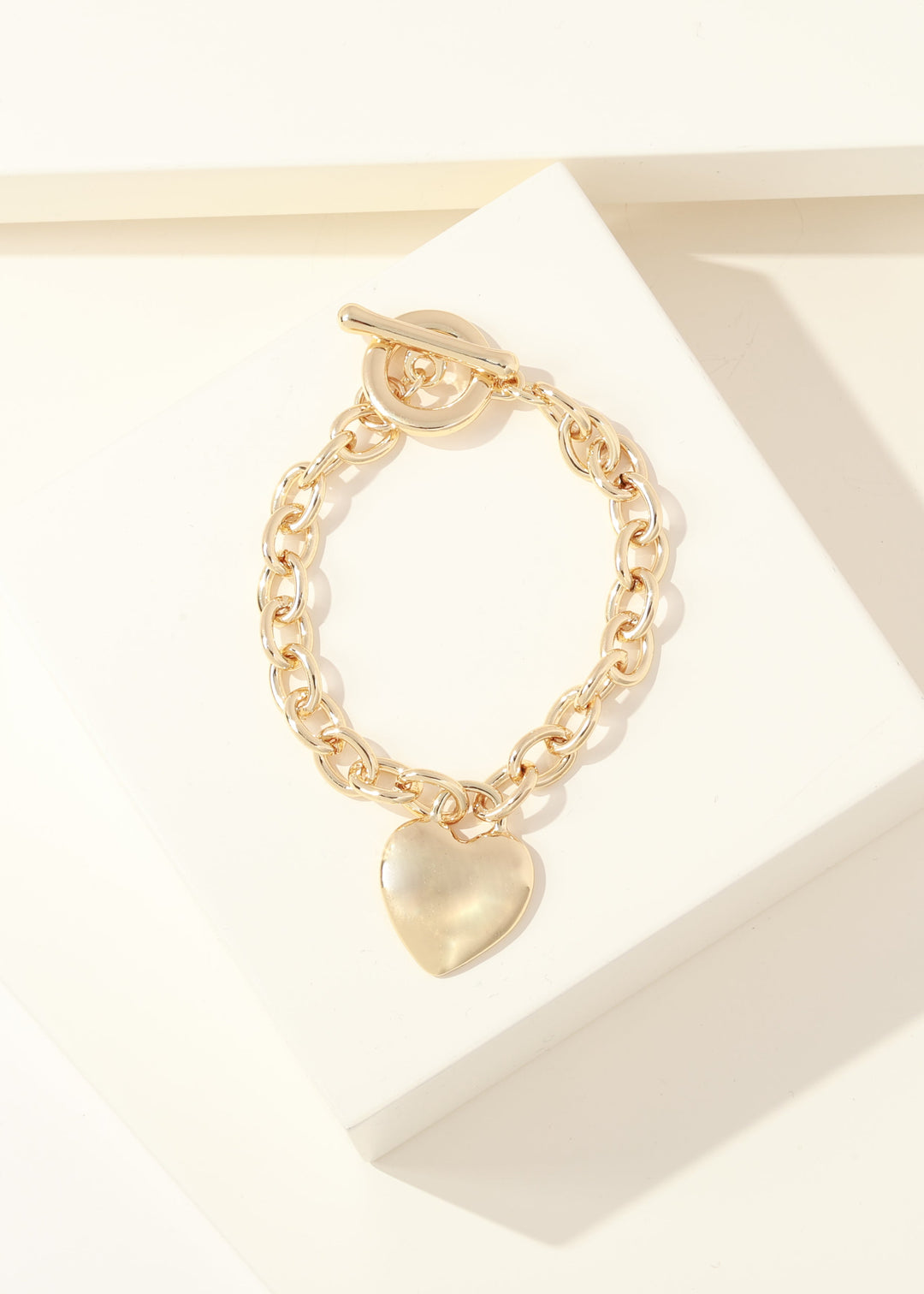 Merx - Chain Heart Bracelet