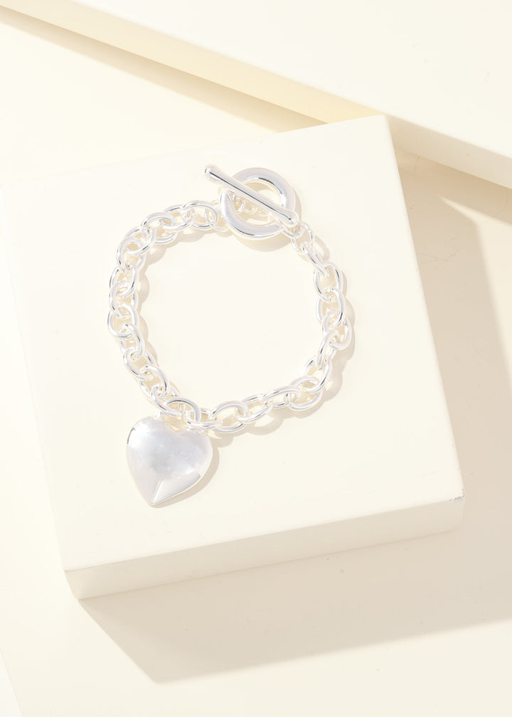 Merx - Chain Heart Bracelet