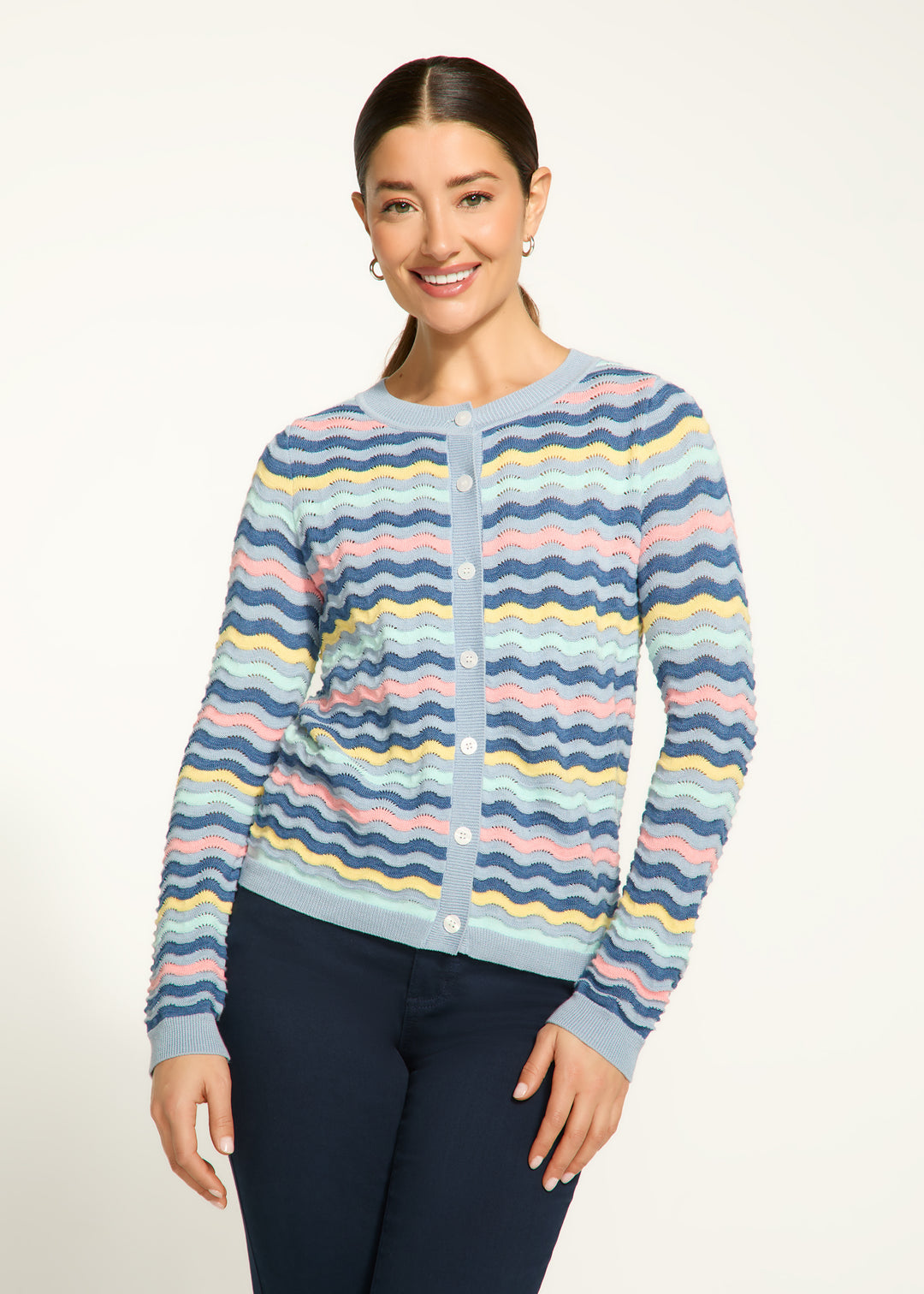 French Dressing Jeans - Wave Stitch Cardigan