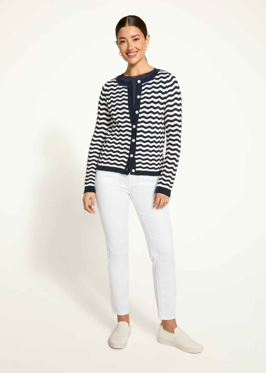 French Dressing Jeans - Wave Stitch Cardigan