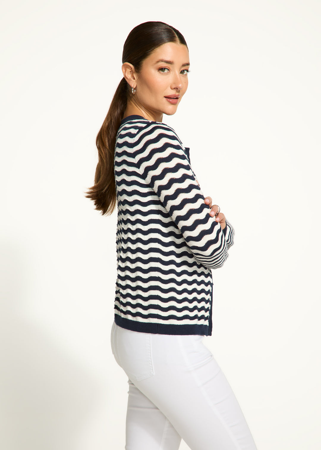 French Dressing Jeans - Wave Stitch Cardigan