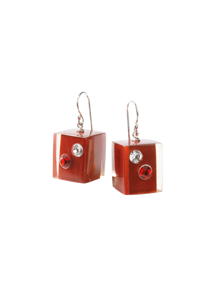 Zsiska - Sparkle Cube Earrings - PRE ORDER