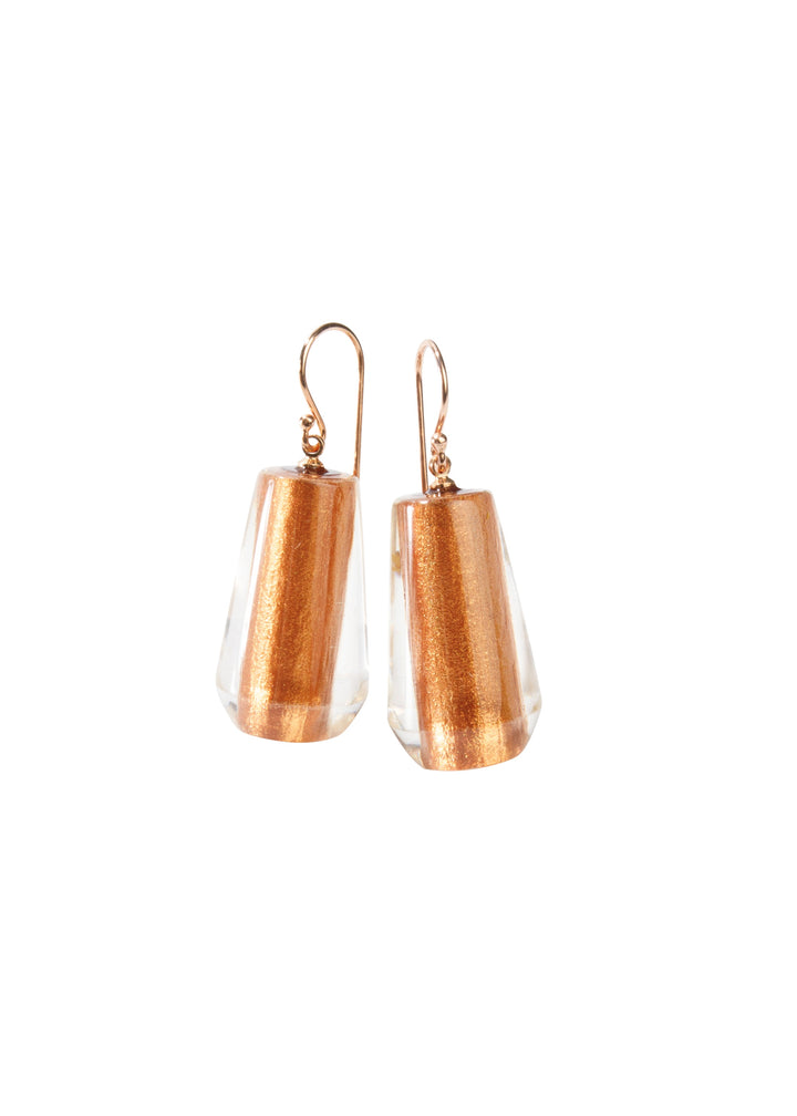 Zsiska - Drop Metallic Tube Earring