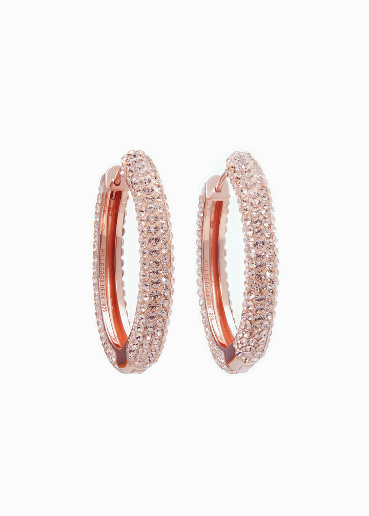 Hilberg & Berk - Large Sparkle Hoop Earrings