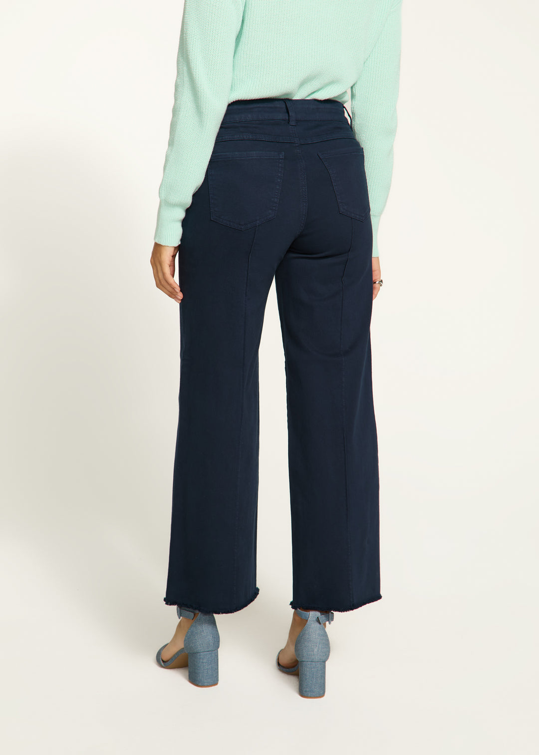 French Dressing Jeans - Olivia Wide Ankle Solid Jean