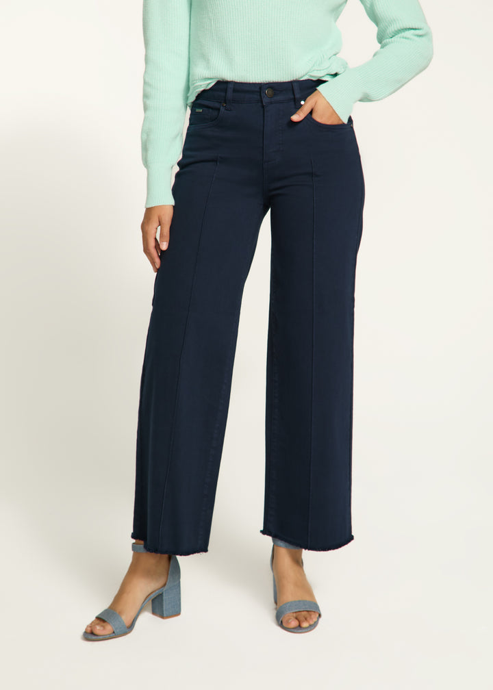 French Dressing Jeans - Olivia Wide Ankle Solid Jean