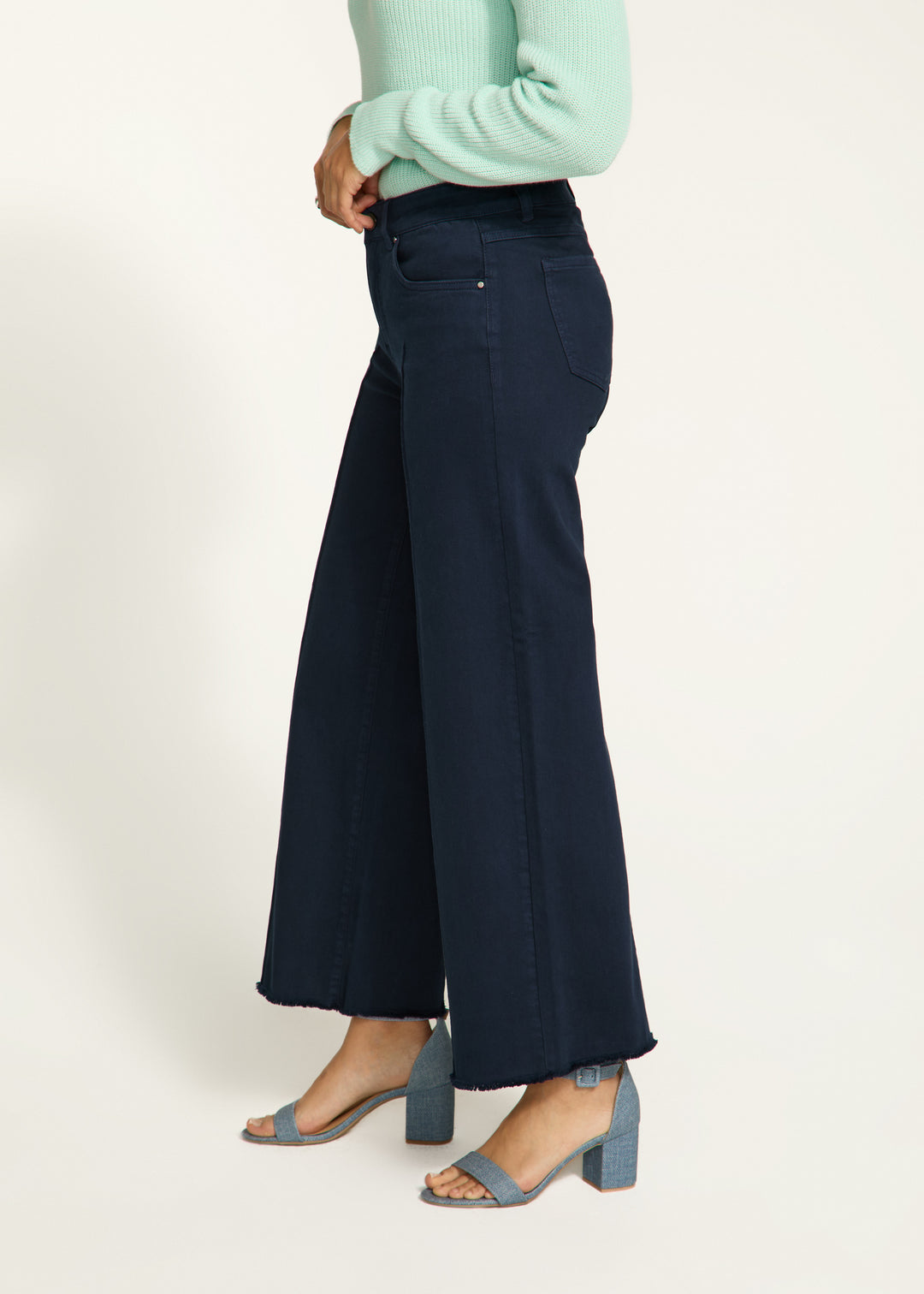 French Dressing Jeans - Olivia Wide Ankle Solid Jean