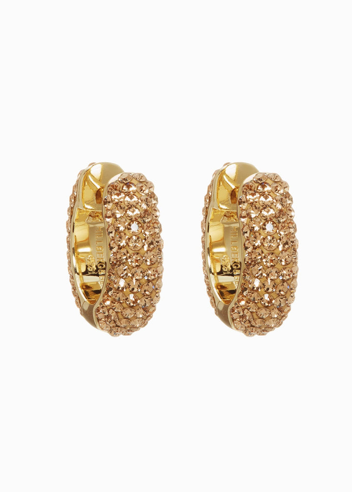 Hilberg & Berk - Small Sparkle Hoop Earrings