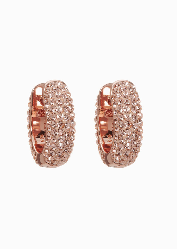 Hilberg & Berk - Small Sparkle Hoop Earrings