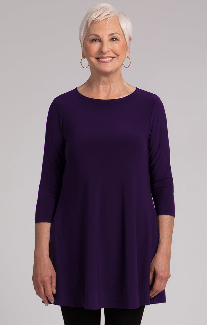 Sympli - Trapeze Tunic 3/4 Sleeve