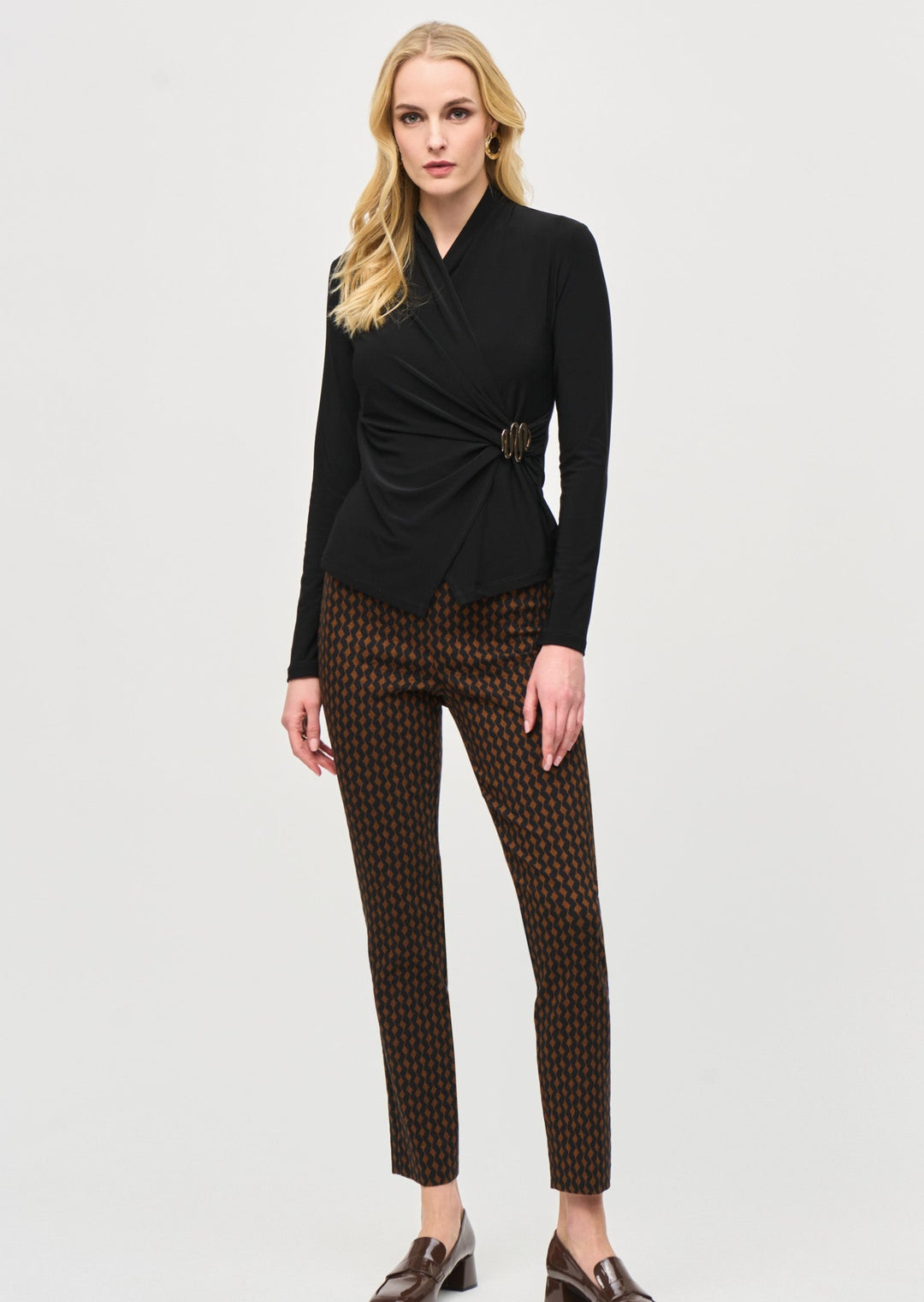 Joseph Ribkoff - Fitted Wrap Top