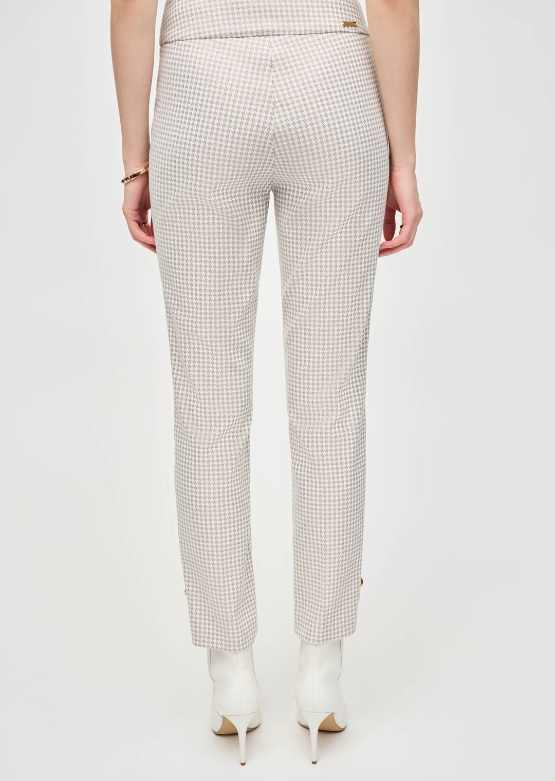 Joseph Ribkoff - Houndstooth Jacquard Slim Fit Pant