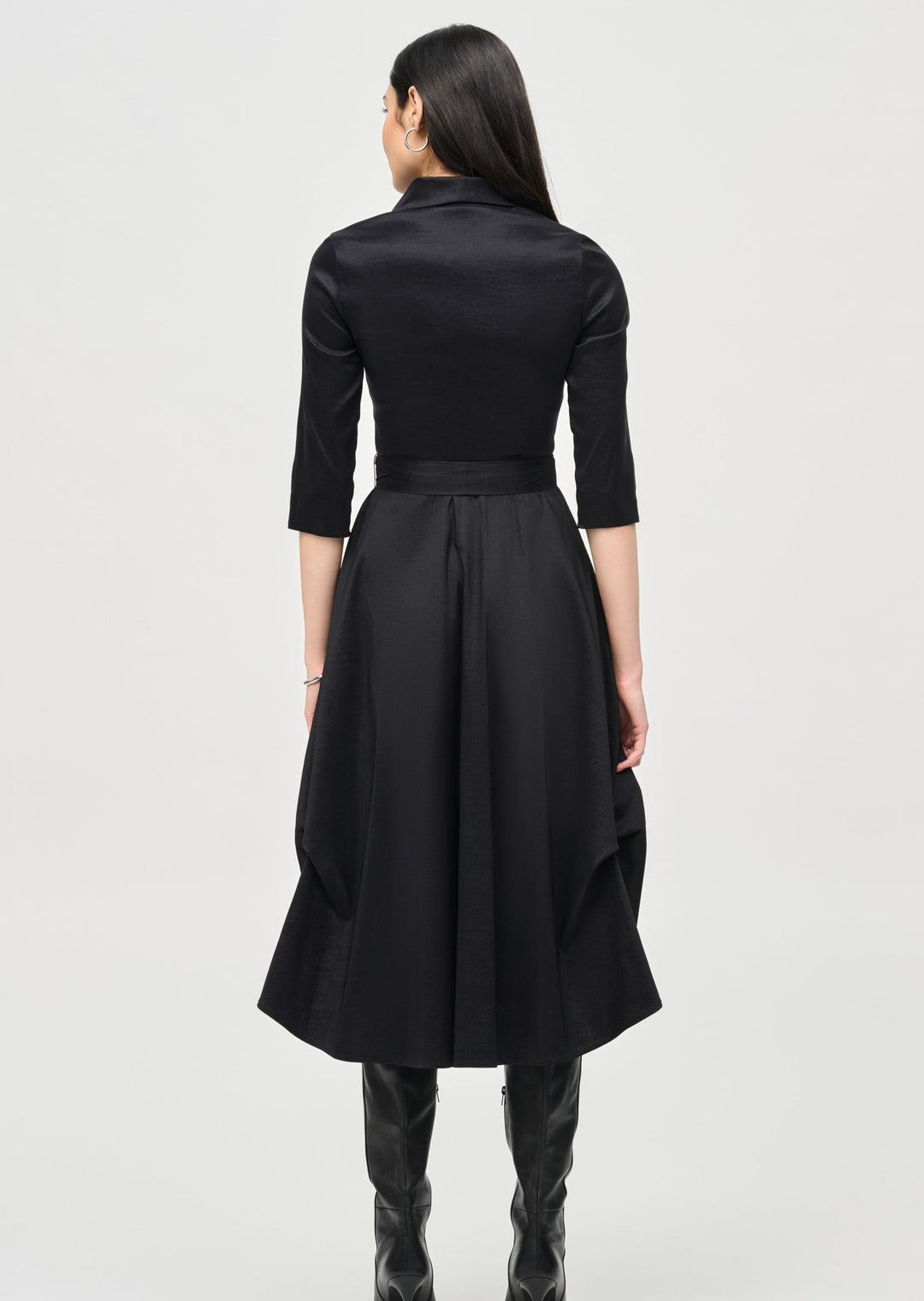 Joseph Ribkoff - Taffeta Dress With Waist Sash