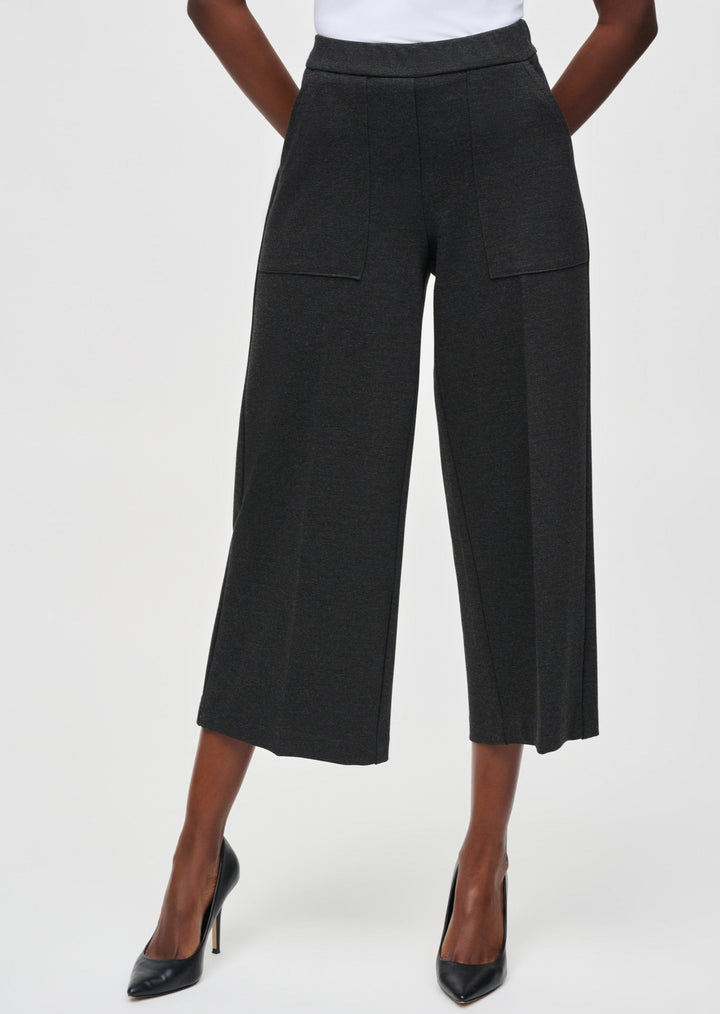 Joseph Ribkoff - Heavy Knit Pull-On Culotte Pants