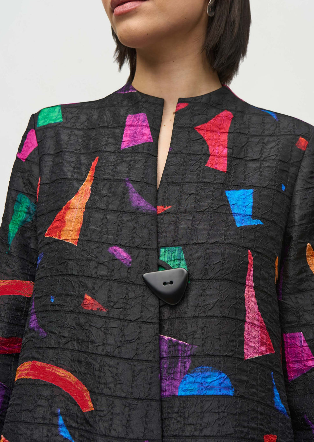 Joseph Ribkoff - Abstract Print Trapeze Jacket