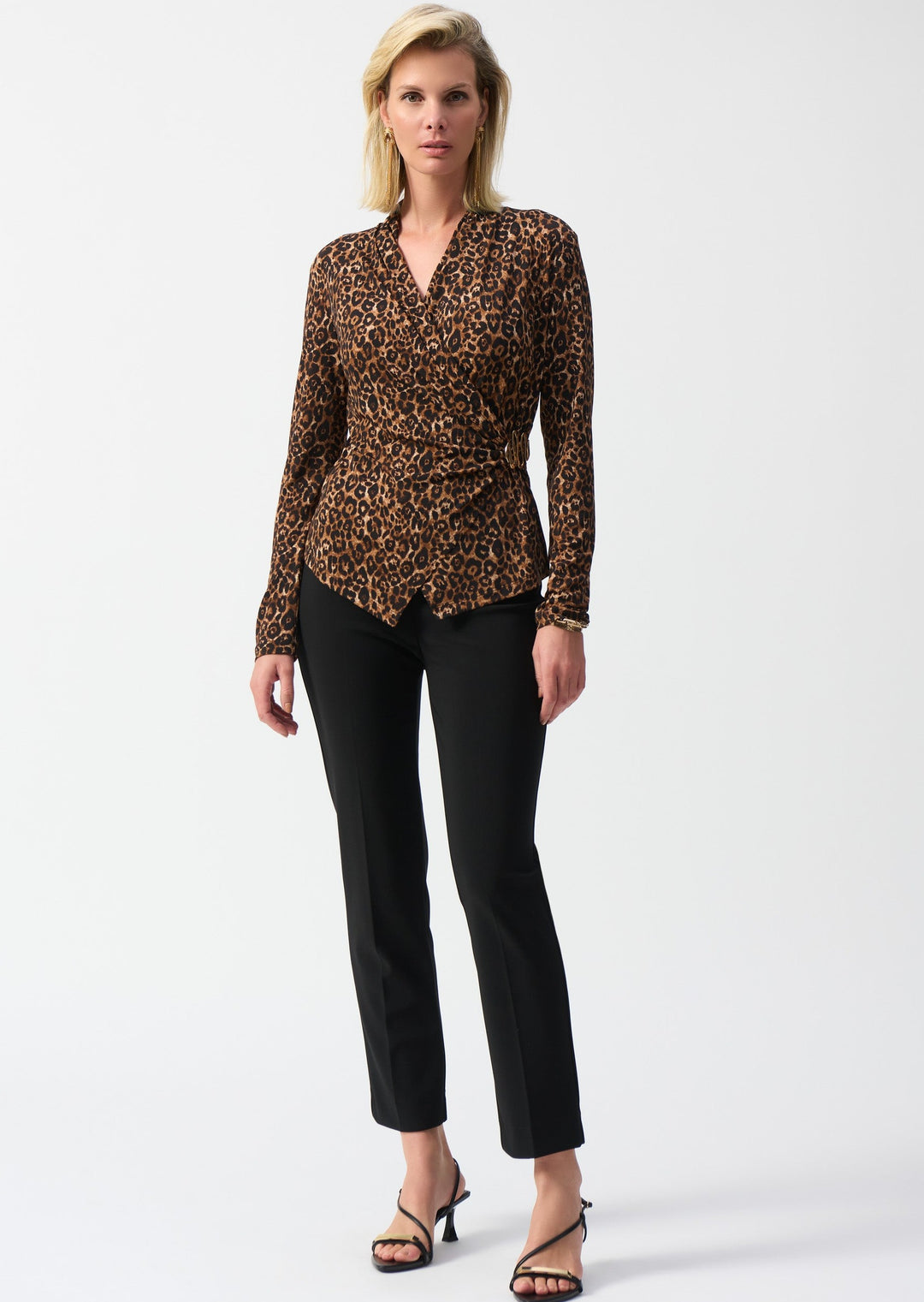 Joseph Ribkoff - Animal Print Fitted Top