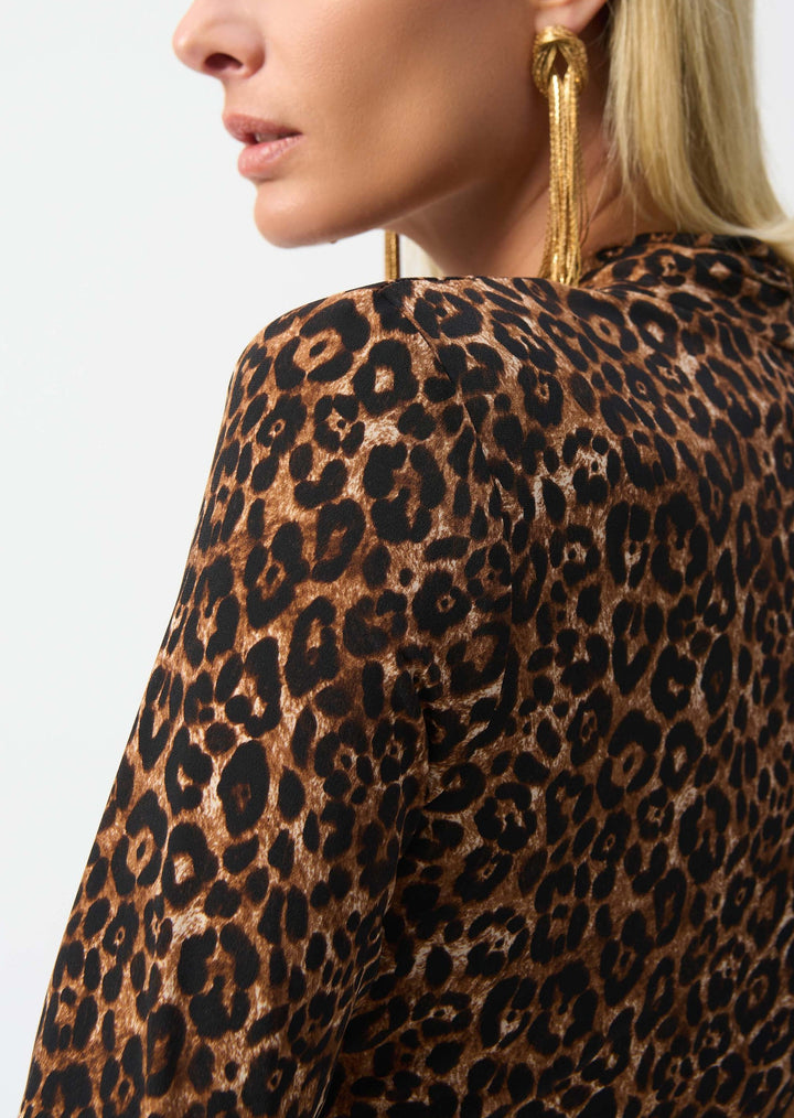 Joseph Ribkoff - Animal Print Fitted Top