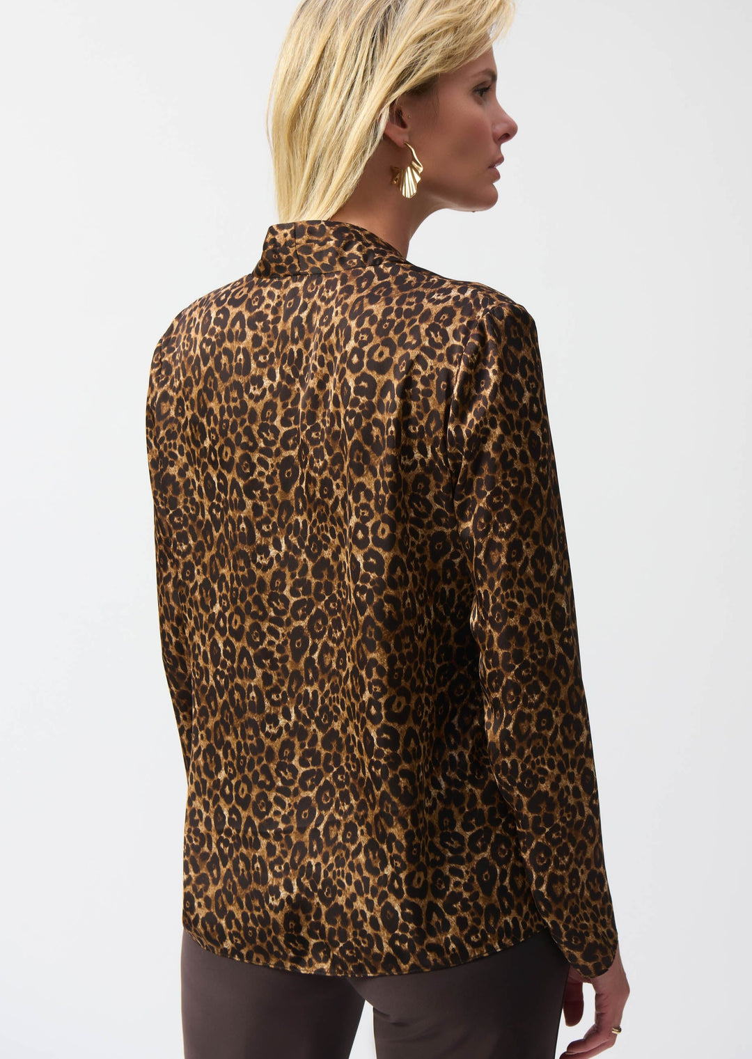 Joseph Ribkoff - Satin Animal Print Top