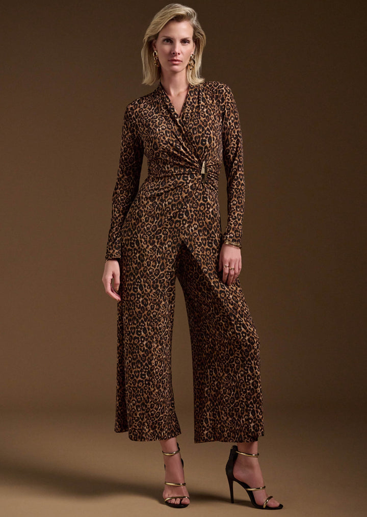 Joseph Ribkoff - Animal Print Culotte Jumpsuit