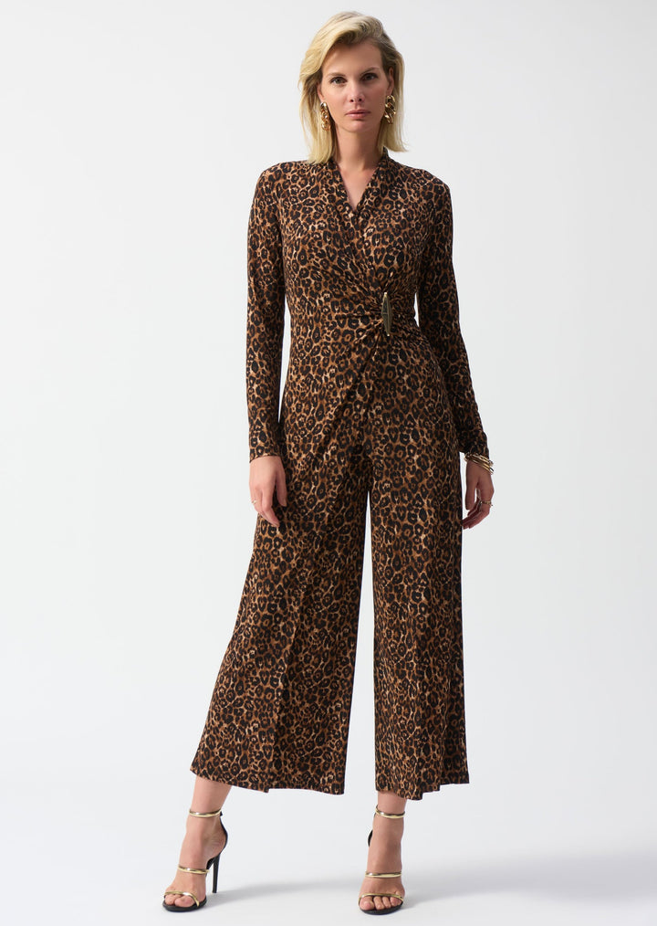 Joseph Ribkoff - Animal Print Culotte Jumpsuit