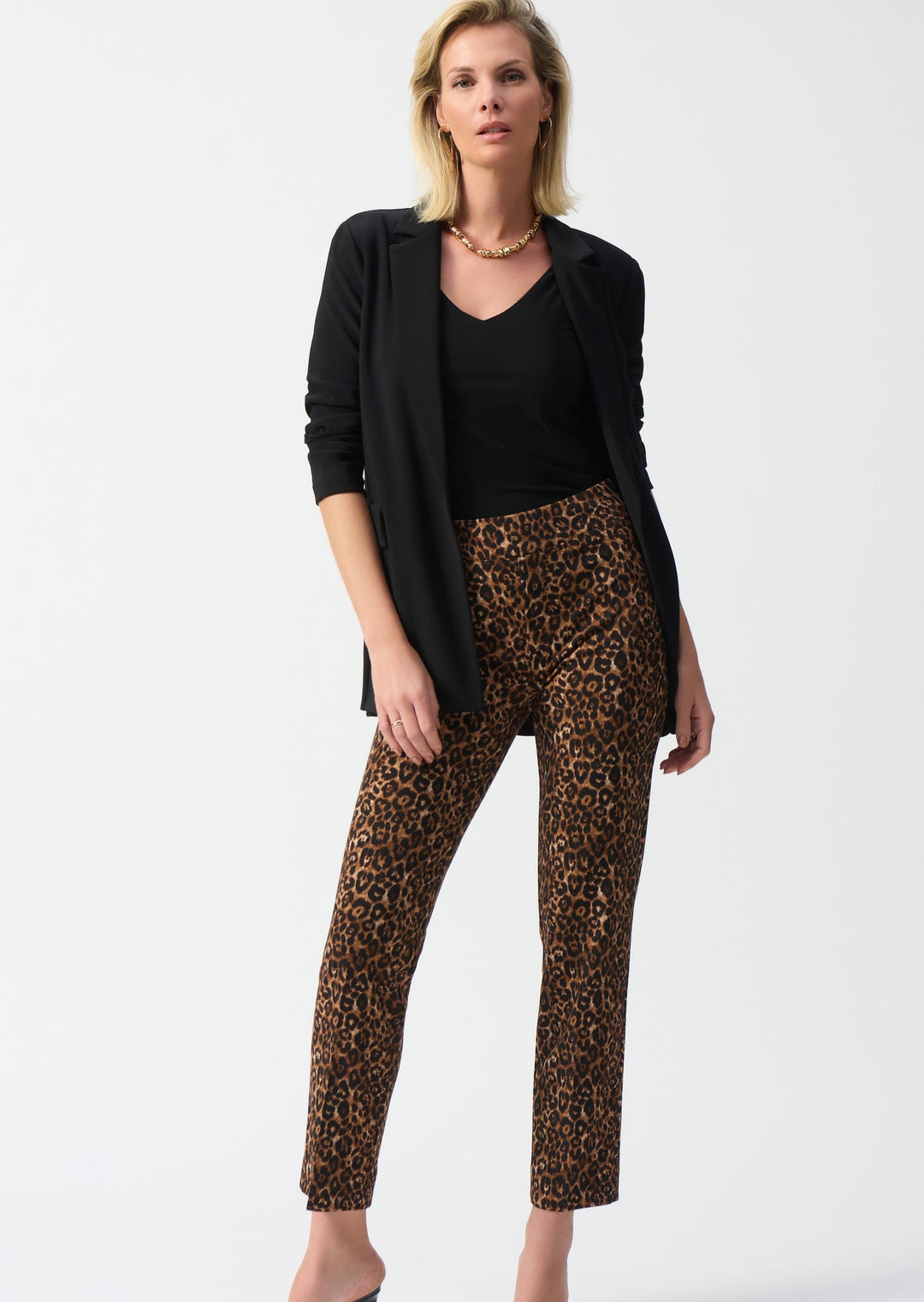 Joseph Ribkoff - Silky Knit Animal Print Pull-On Pants