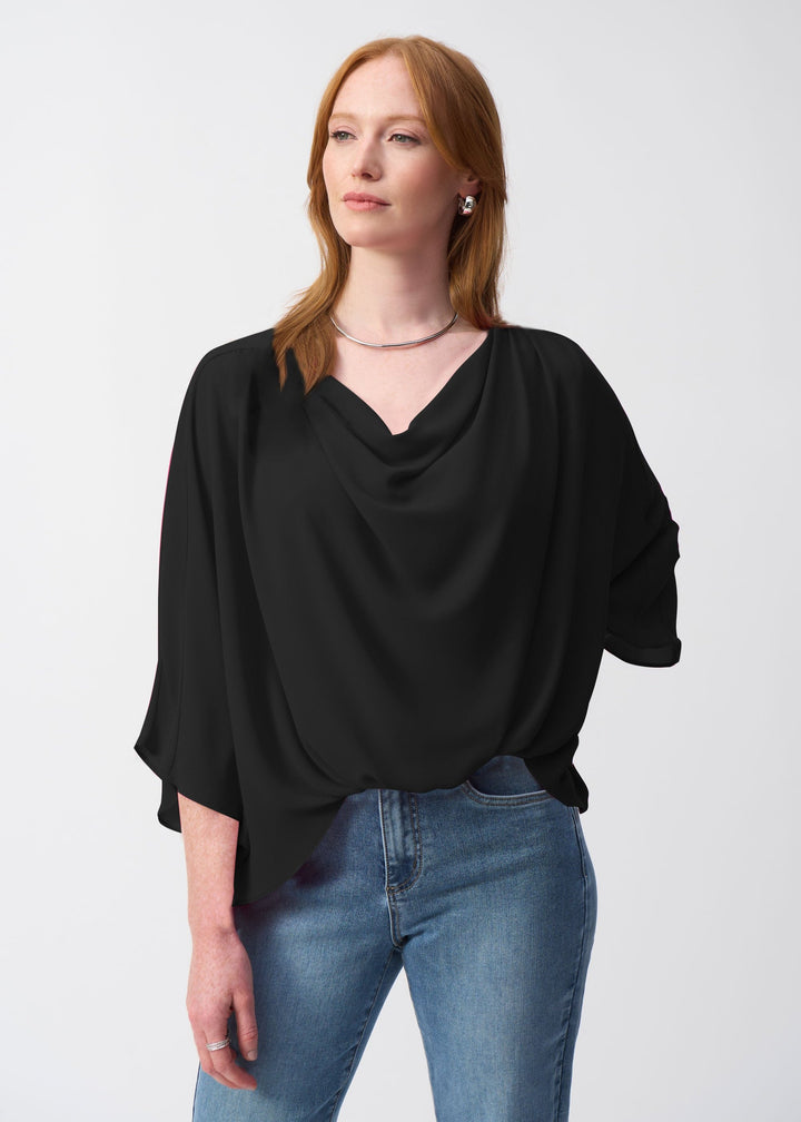 Joseph Ribkoff - Georgette High-Low Boxy Top