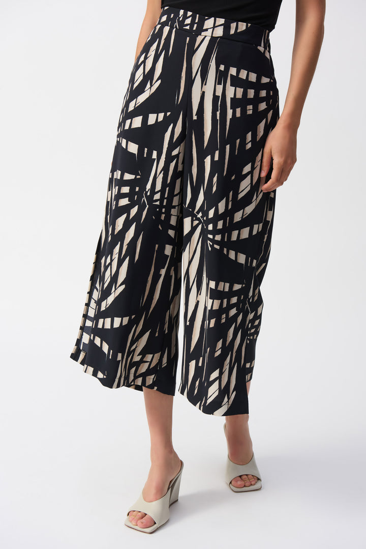 Joseph Ribkoff - Tropical Print Culotte Pant