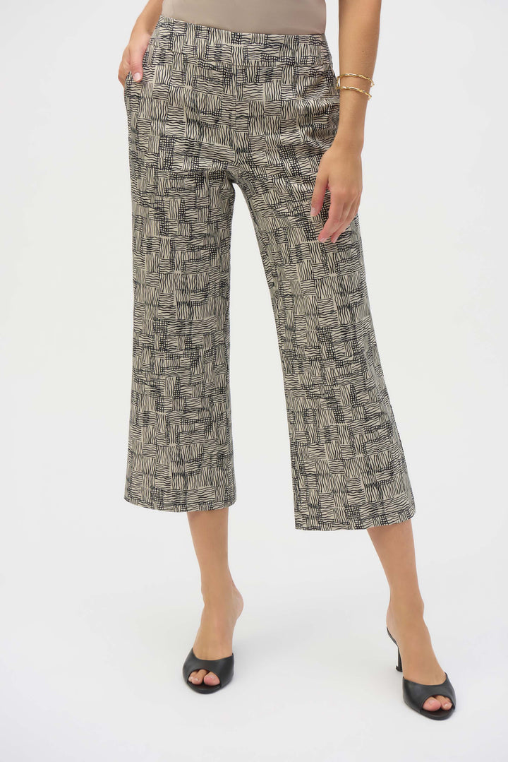 Joseph Ribkoff - Millennium Geometric Print Culotte Pants