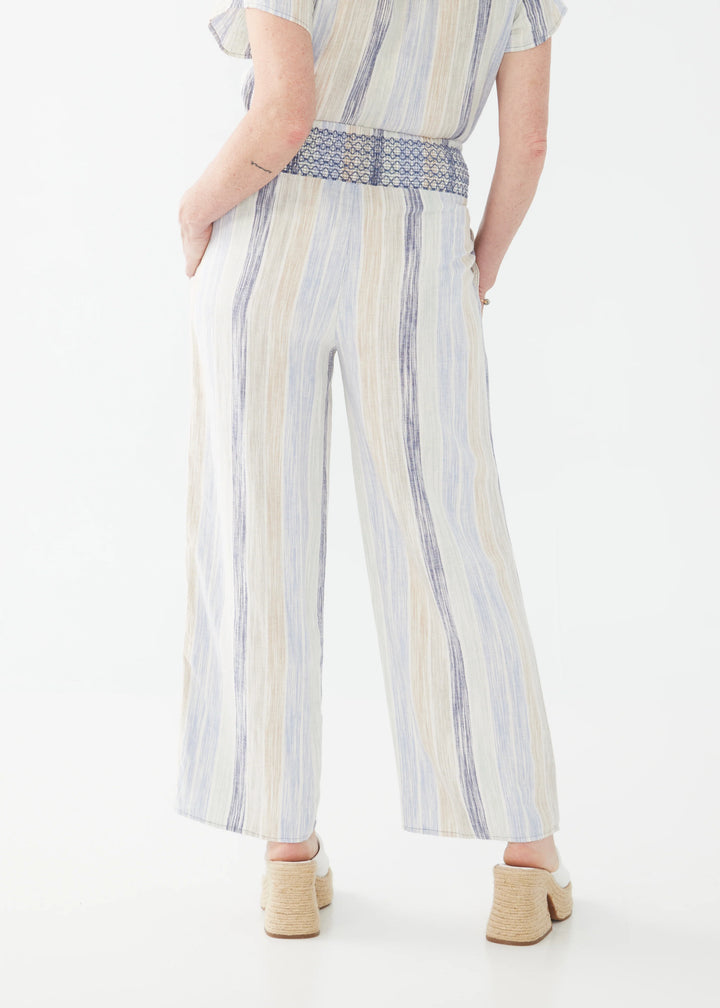 French Dressing Jeans - Pull-On Linen Blend Pant -SALE