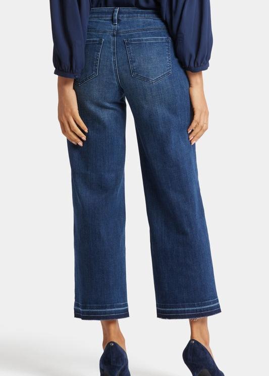 NYDJ - Teresa Wide Leg Ankle Jeans - Moonlight