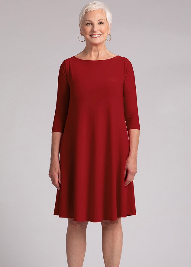 Sympli - Nu Trapeze Elbow Sleeve Dress