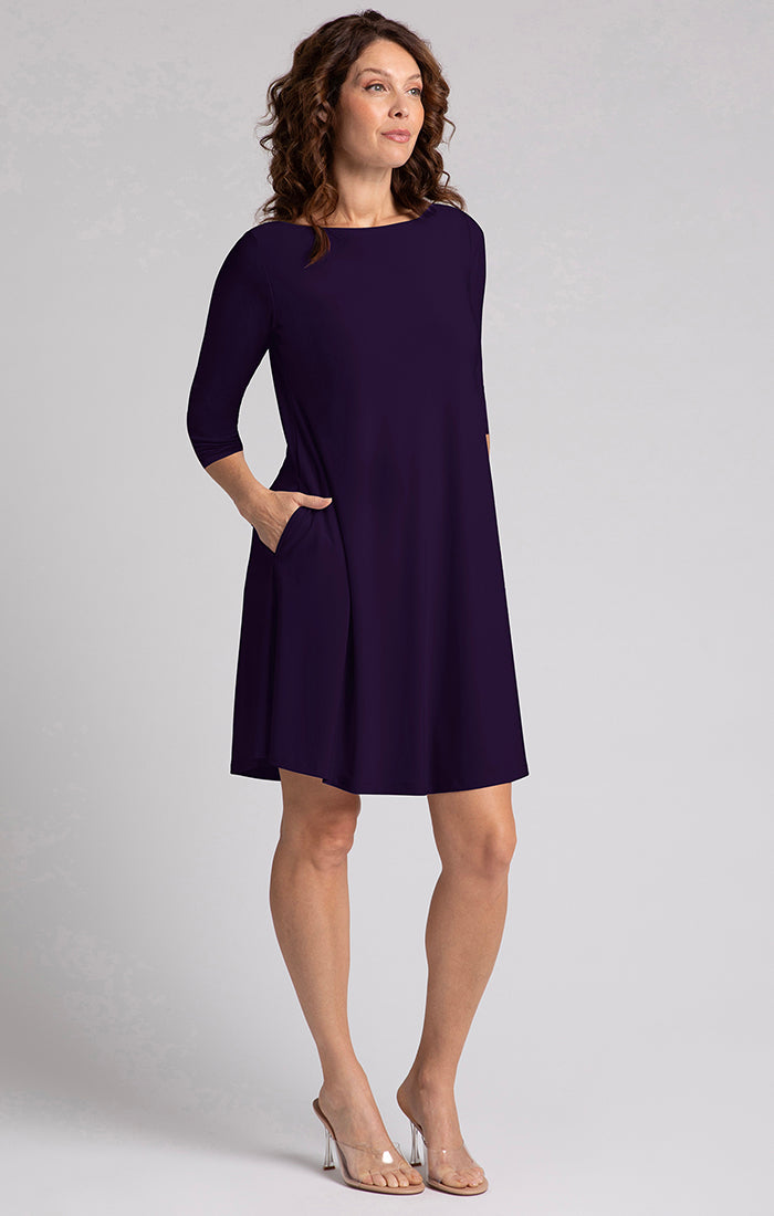 Sympli - Nu Trapeze Elbow Sleeve Dress