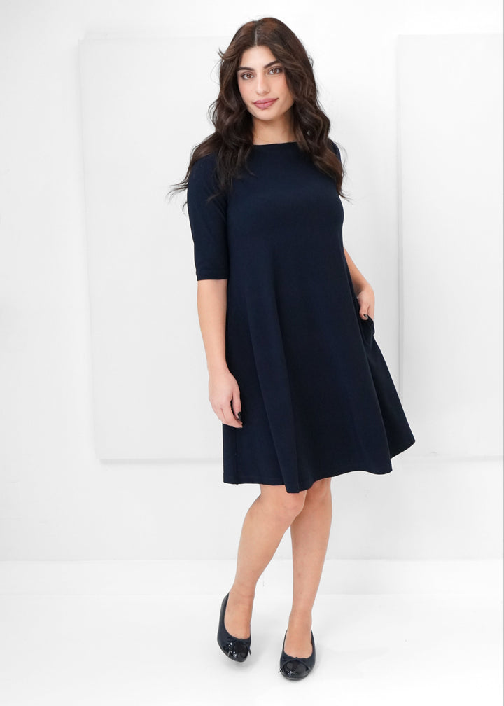 Sympli - Nu Trapeze Elbow Sleeve Dress