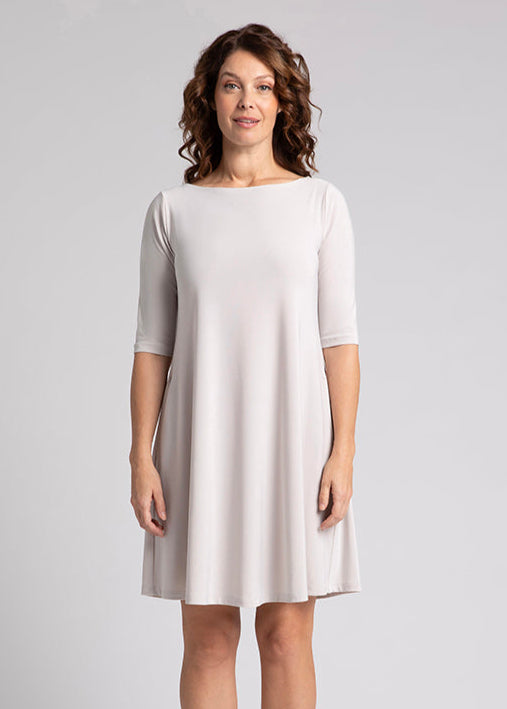 Sympli - Nu Trapeze Elbow Sleeve Dress