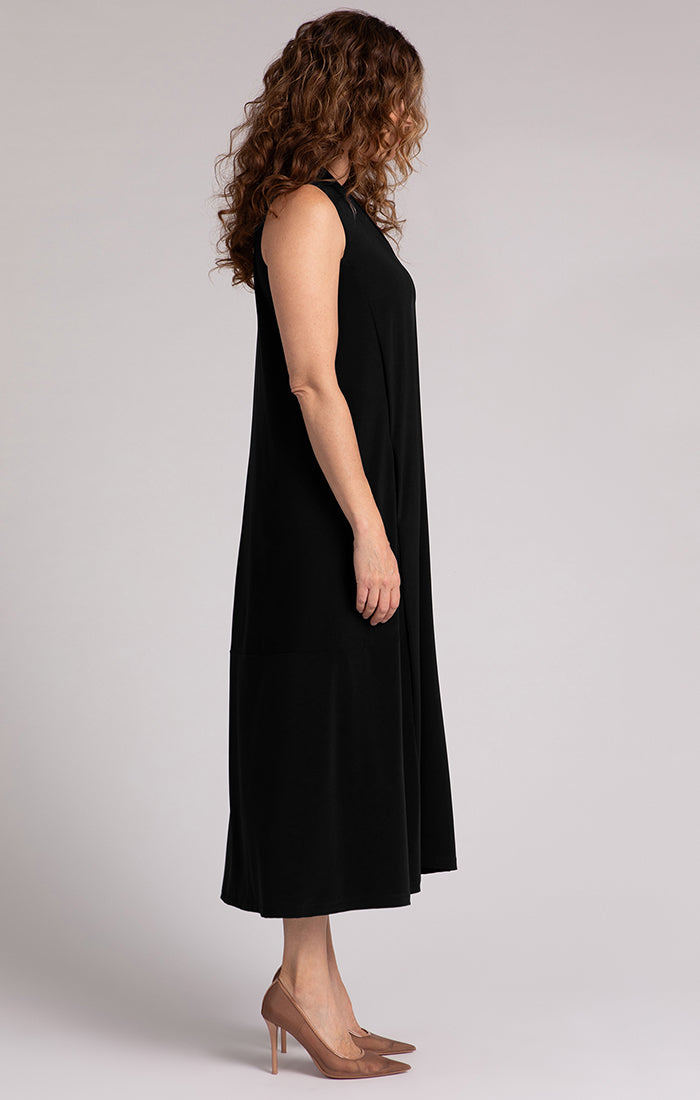 Sympli - PRE ORDER - Sleeveless Deep V Maxi Dress