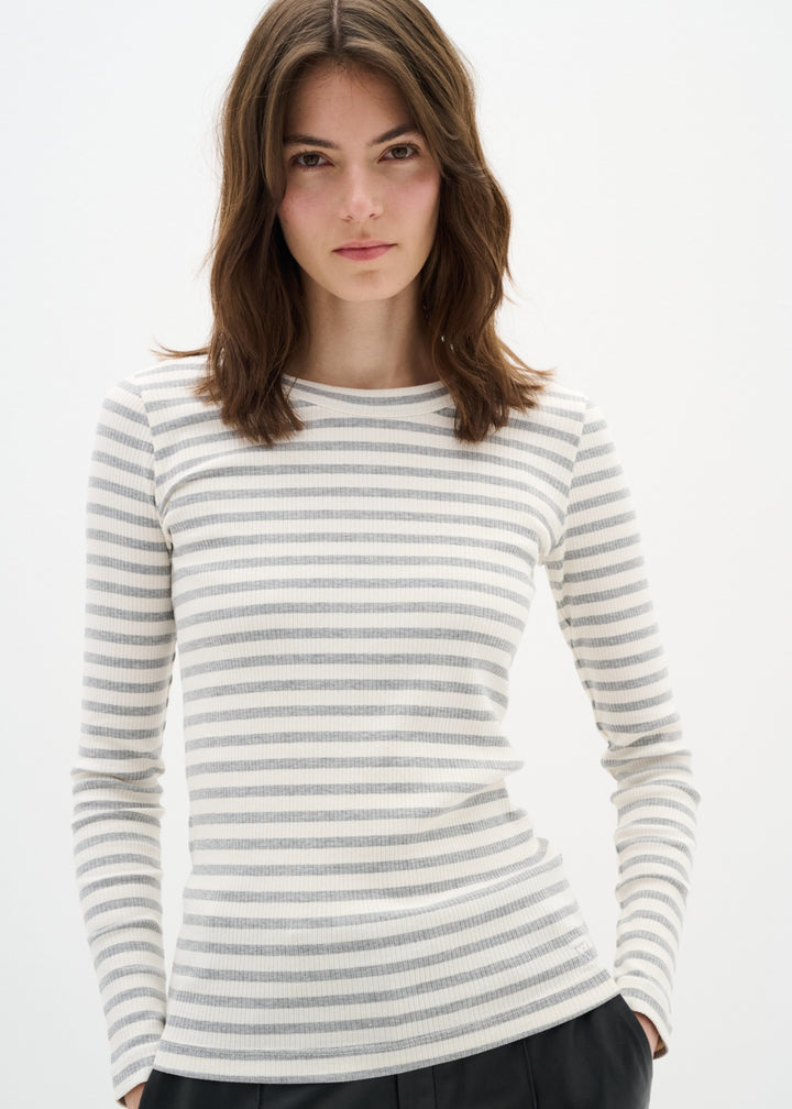 InWear - Dagna Stripe Long Sleeved T-shirt Mix