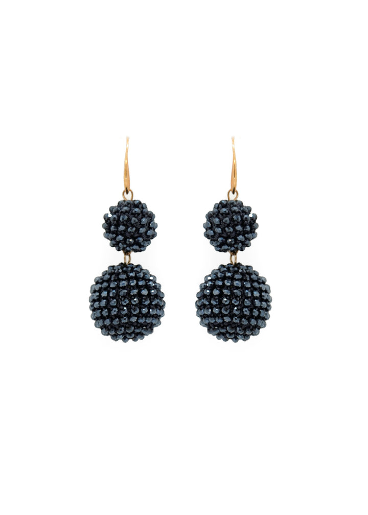 CCB - Crystal Sphere Drop Earrings