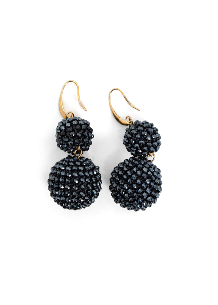 CCB - Crystal Sphere Drop Earrings