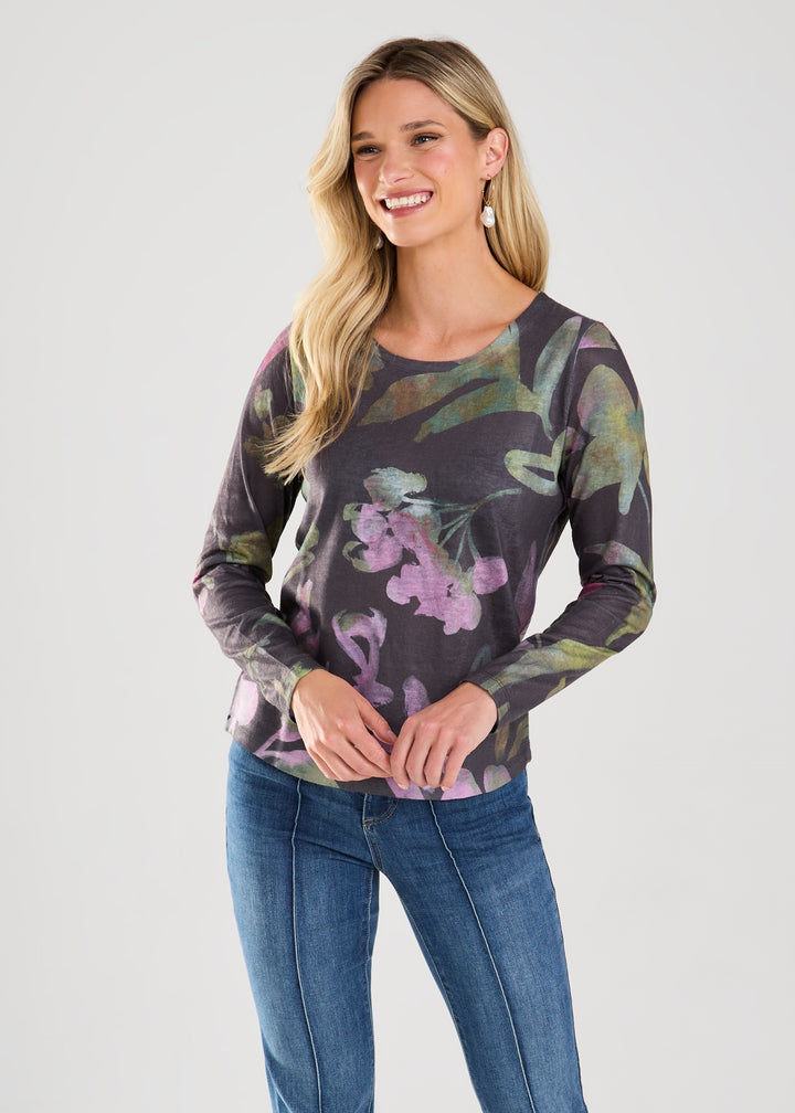 French Dressing Jeans - Long Sleeve Crew Neck Top