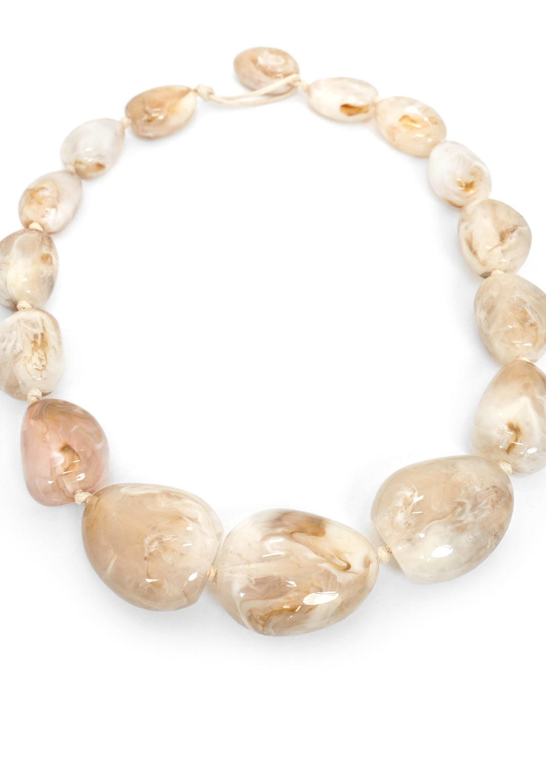 CCB - Beige Stone Necklace