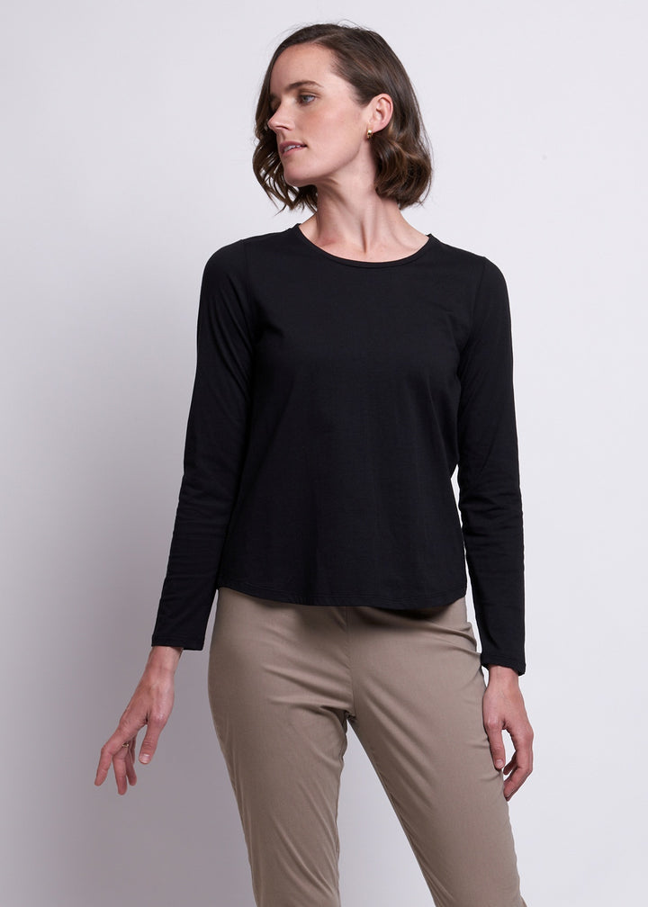 Foil - Fine Merino Crew Neck Top