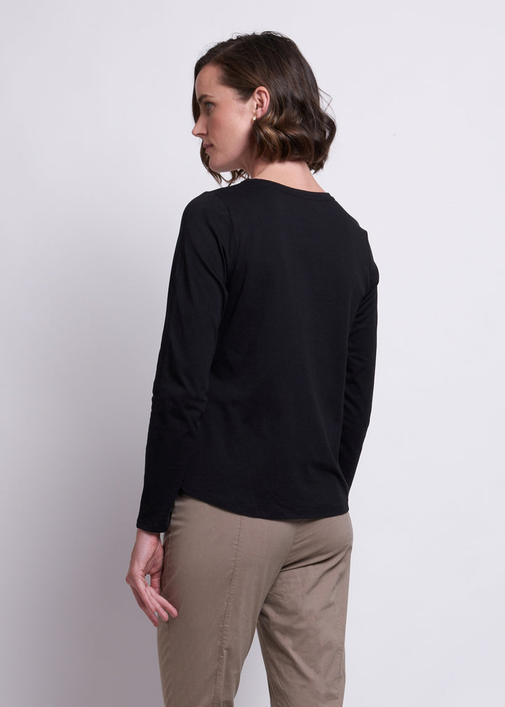 Foil - Fine Merino Crew Neck Top