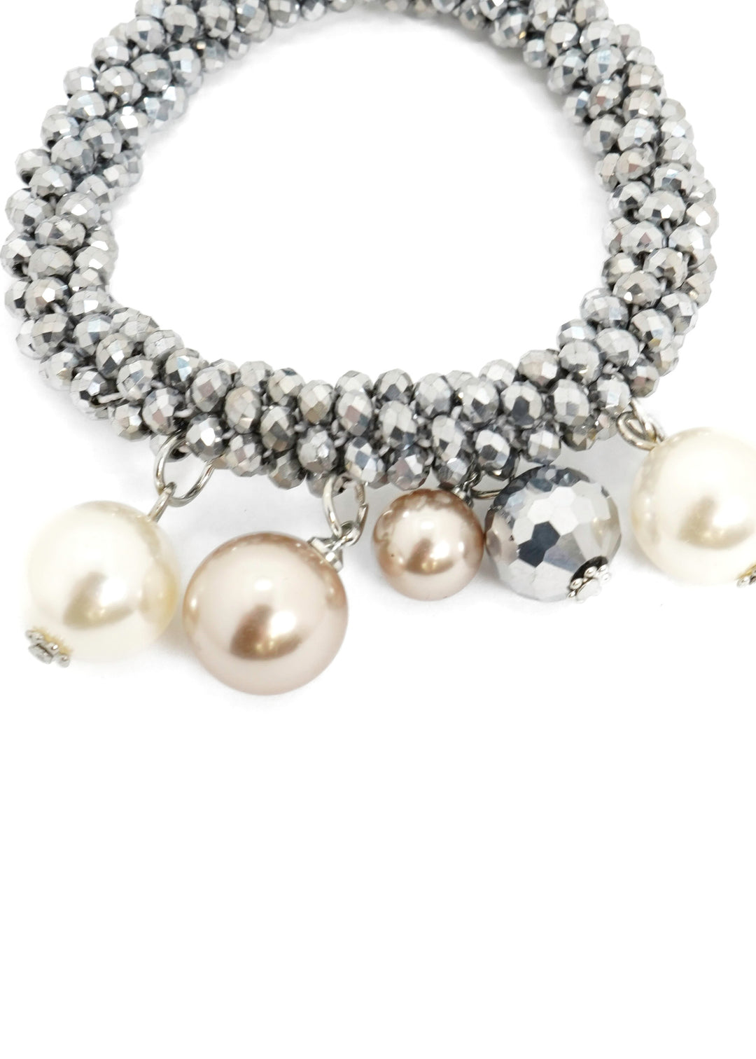 CCB - Pearl Charm Stretch Bracelet