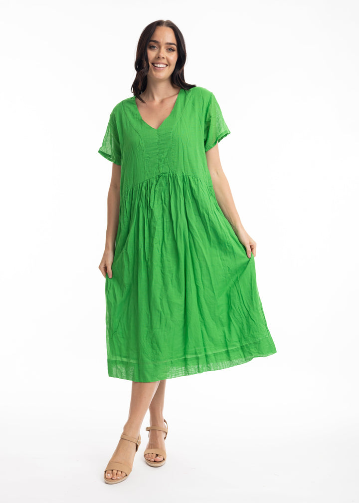 Orientique - Essentials Cotton Gauze Peak Dress