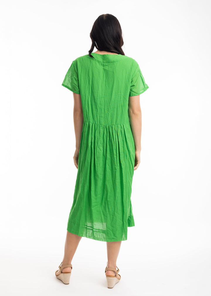 Orientique - Essentials Cotton Gauze Peak Dress