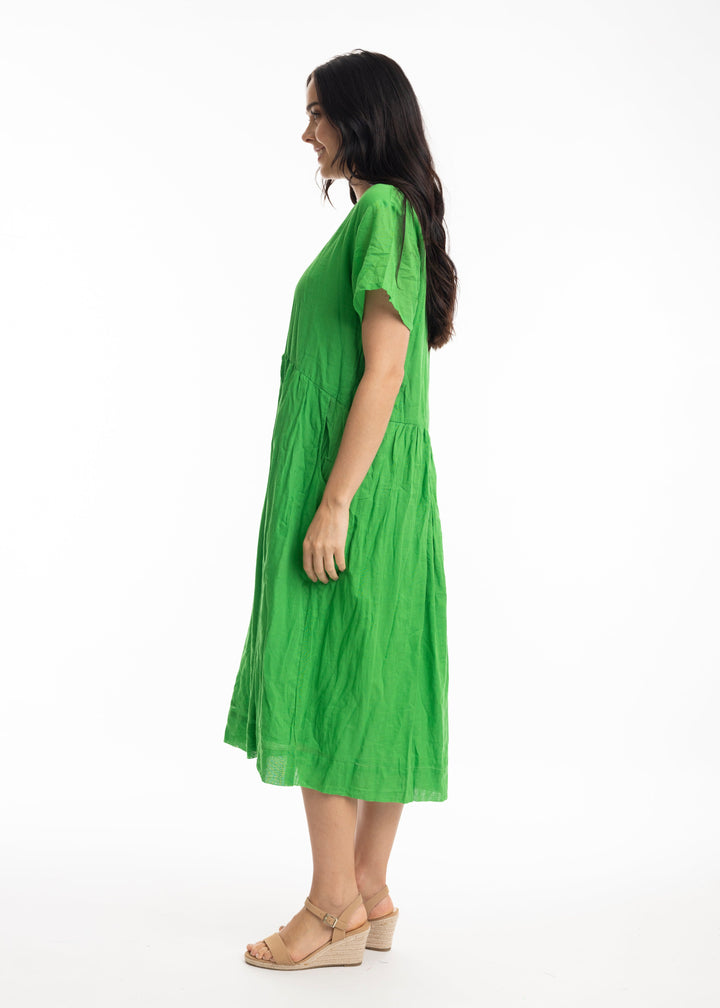 Orientique - Essentials Cotton Gauze Peak Dress