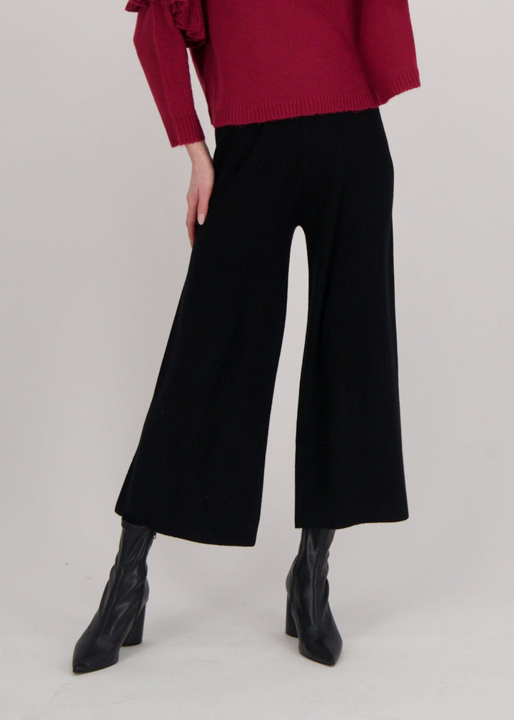 Gabby Isabella - Wide Leg Knit Pant