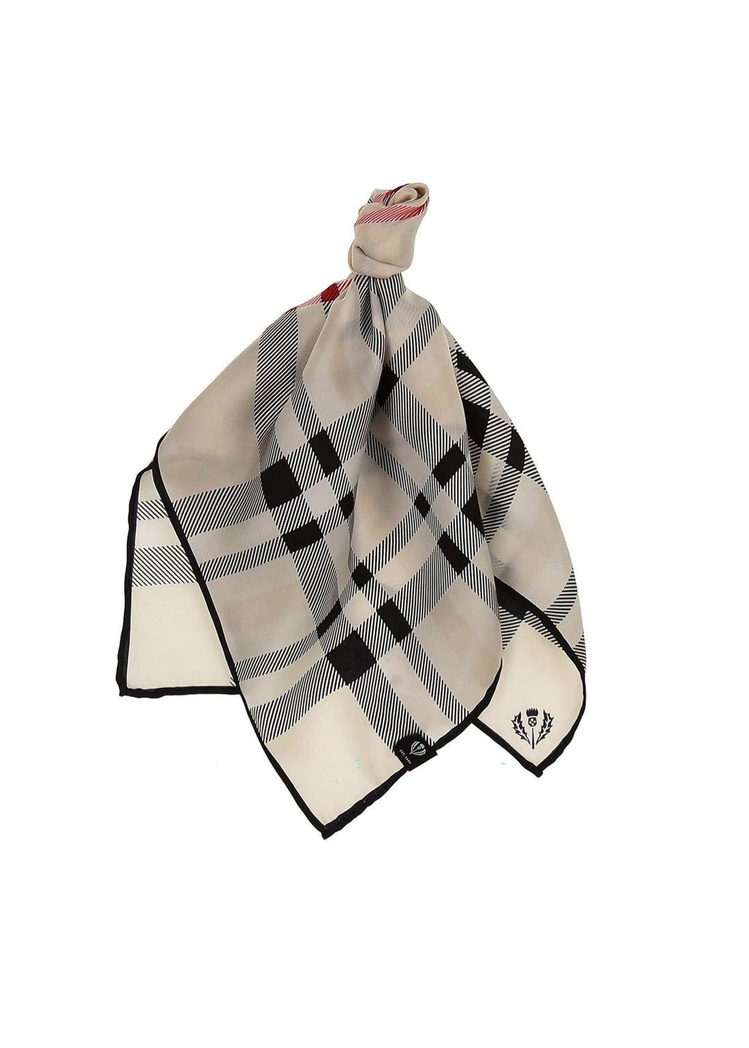 V Fraas - Plaid Silk Neckerchief